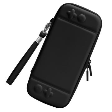 Nintendo Switch Solid Color PU lederen draagtas beschermhoes schokbestendig draagbare opbergtas zwar