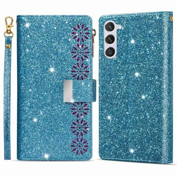 Starlight Series Samsung Galaxy S23 5G Wallet Case Blauw
