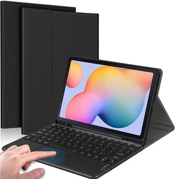Voor Samsung Galaxy Tab S6 Lite-S6 Lite (2022) Bluetooth-toetsenbord met touchpad, PU lederen hoes m