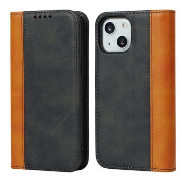 Elegance Series iPhone 14 Wallet Case Zwart-Geel