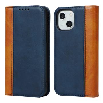 Elegance Series iPhone 14 Wallet Case Blauw-Geel
