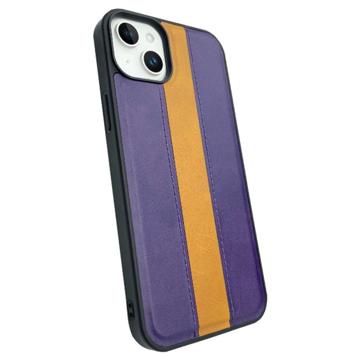Band Serie iPhone 14 Gecoat Hoesje Paars
