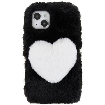 Plush Heart iPhone 14 TPU Hoesje Zwart