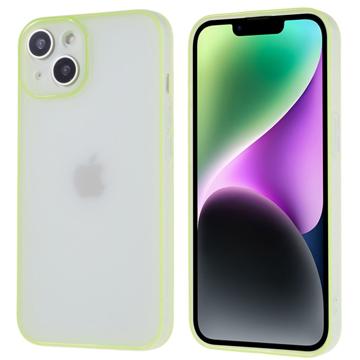 Lichtgevend iPhone 14 Plus TPU Hoesje - Geel