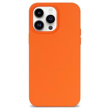 iPhone 14 Pro Magnetisch Siliconen Hoesje Oranje