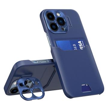 CamStand iPhone 14 Pro Max Cover met Creditcardvak Donkerblauw
