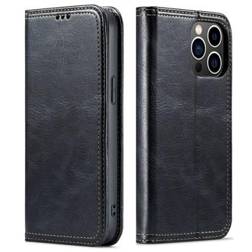iPhone 14 Pro Retro Wallet Case Zwart