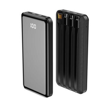 Forever - powerbank 1000Mah, 4 built-in cables