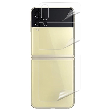 Full Cover Samsung Galaxy Z Flip4 TPU Beschermingsset Doorzichtig