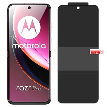 Motorola Razr 40 Ultra Volledige Dekking TPU Screenprotector Privacy
