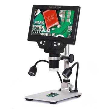 G1200D Digitale Microscoop met 7 LCD Scherm, LED Licht - 12MP