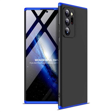 GKK Afneembare Samsung Galaxy Note20 Ultra Case Blauw-Zwart