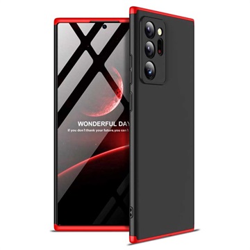 GKK Afneembare Samsung Galaxy Note20 Ultra Case Rood-Zwart