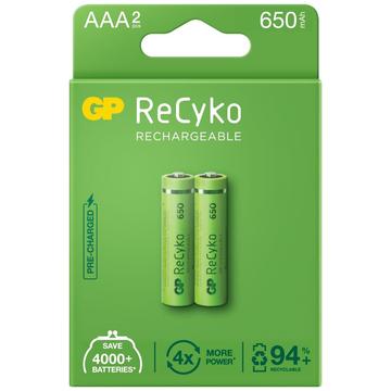 2 x AAA oplaadbare batterijen