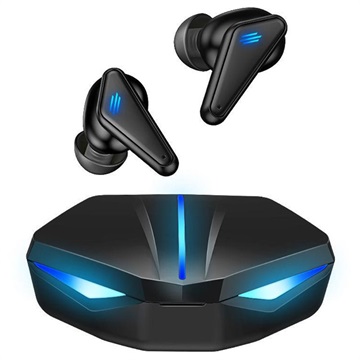 Gaming TWS-oortelefoon met microfoon K55 blauw-zwart