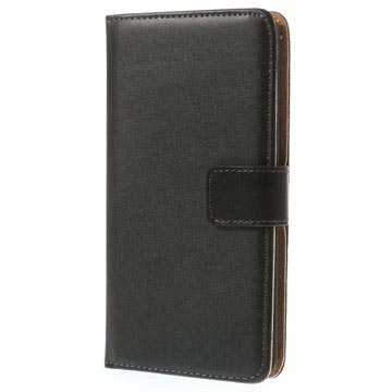 LG G3 Wallet Leren Hoesje (Geopende verpakking Uitstekend) Zwart