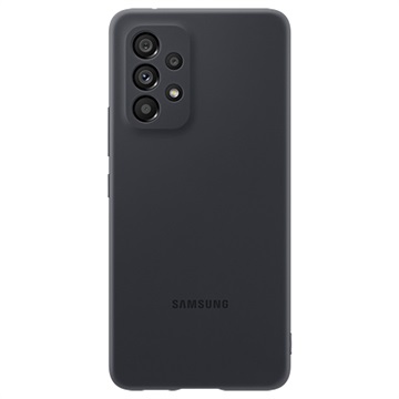 Samsung Galaxy A53 Siliconen Back Cover Zwart