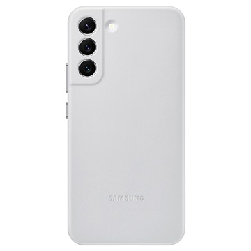 Samsung Galaxy S22 Plus Back Cover Leer Grijs