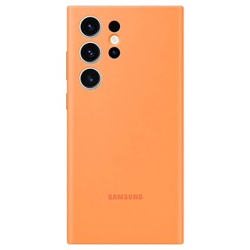 Samsung Siliconen Hoesje - Samsung Galaxy S23 Ultra - Oranje