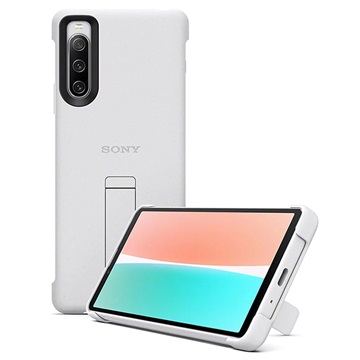 Sony Xperia 10 IV Style Cover met Standaard XQZ-CBCCH Grijs