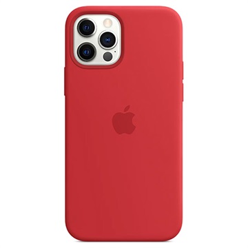 iPhone 12-12 Pro Apple Siliconen Hoesje met MagSafe MHL63ZM-A Rood