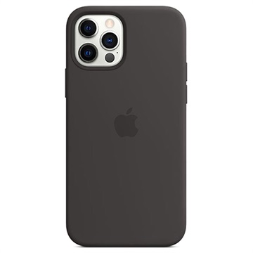 iPhone 12-12 Pro Apple Siliconen Hoesje met MagSafe MHL73ZM-A Zwart