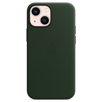 iPhone 13 Mini Apple Leren Hoesje met MagSafe MM0J3ZM-A Sequoia-Groen