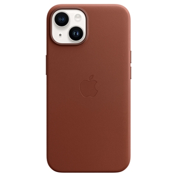 iPhone 14 Apple Leren Hoesje met MagSafe MPP73ZM-A Omber