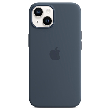 iPhone 14 Apple Siliconen Hoesje met MagSafe MPRV3ZM-A Stormblauw