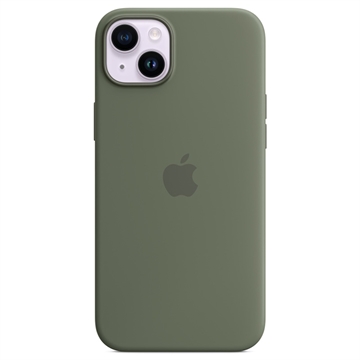 iPhone 14 Plus Apple Siliconen Hoesje met MagSafe MQUD3ZM-A Olijf