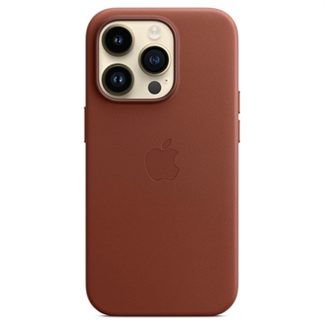 iPhone 14 Pro Apple Leren Case met MagSafe MPPK3ZM-A Omber