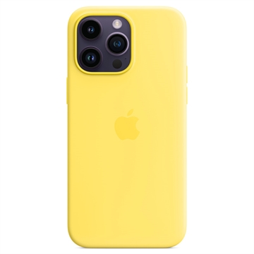 iPhone 14 Pro Max Apple Siliconen Hoesje met MagSafe MQUL3ZM-A Kanariegeel