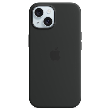iPhone 15 Apple Siliconen Hoesje met MagSafe MT0J3ZM-A Zwart