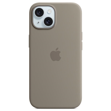 iPhone 15 Apple Siliconen Hoesje met MagSafe MT0Q3ZM-A Klei