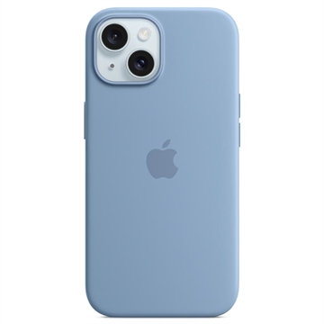 iPhone 15 Apple Siliconen Hoesje met MagSafe MT0Y3ZM-A Winterblauw