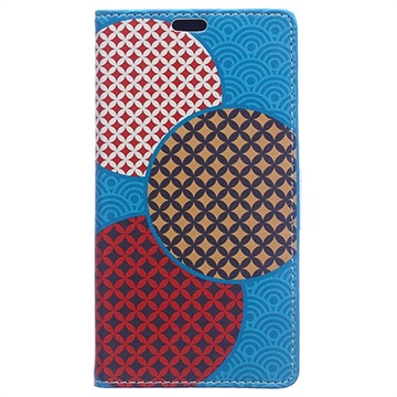 Glam Series Motorola One Power Wallet Case Cirkels huismerk kopen in de aanbieding