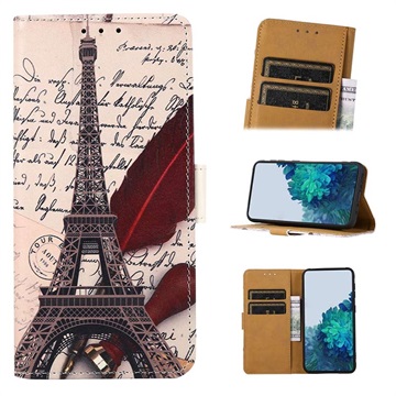 Glam Series Samsung Galaxy A73 5G Wallet Case Eiffeltoren