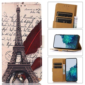 Glam Series Samsung Galaxy S21 FE 5G Wallet Case Eiffeltoren