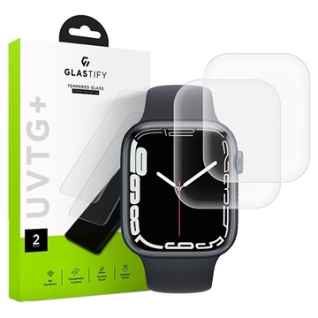 Glastify UVTG+ Apple Watch Series 7 Screenprotector 41mm 2 St.