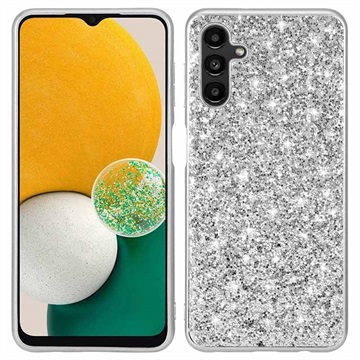 Glitter Series Samsung Galaxy A13 5G Hybrid Case Zilver