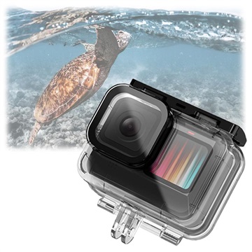 GoPro Hero 9 zwarte waterdichte behuizing transparant