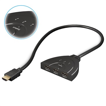 Goobay 3 In 1 Automatisch Hdmi Switch 4K Uhd Zwart huismerk kopen in de aanbieding