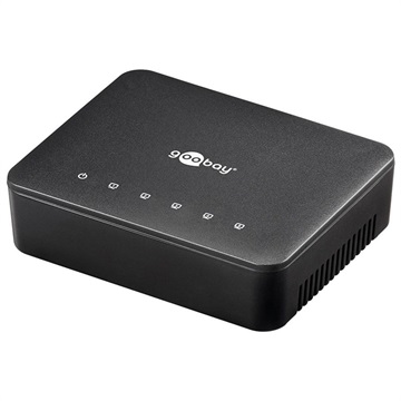 Goobay 5 Port Gigabit Ethernet Switch 101001000 Mbps huismerk kopen in de aanbieding