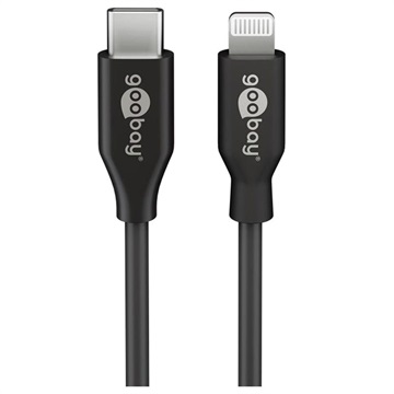 Goobay USB-C-Lightning Gegevens en Laadkabel 1m Zwart