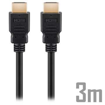 Goobay Ultra High Speed HDMI 2.1 8K Kabel 3m Zwart
