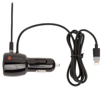 Griffin Itrip Aux Controller Autolader Met Lightning Kabel Zwart huismerk kopen in de aanbieding