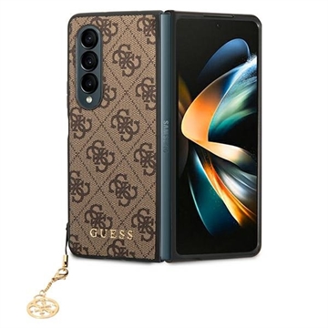 Guess 4G Charms Collection Samsung Galaxy Z Fold4 Hybrid Case Bruin