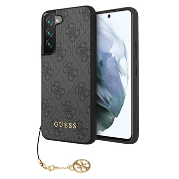 Guess 4G Charms Collection Samsung Galaxy S23+ 5G Hybride Hoesje Grijs