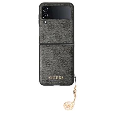 Guess Charms Collection 4G Samsung Galaxy Z Flip4 Cover Grijs