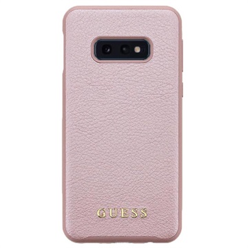 Guess Iridescent Collection Samsung Galaxy S10E Cover Rose Gold huismerk kopen in de aanbieding